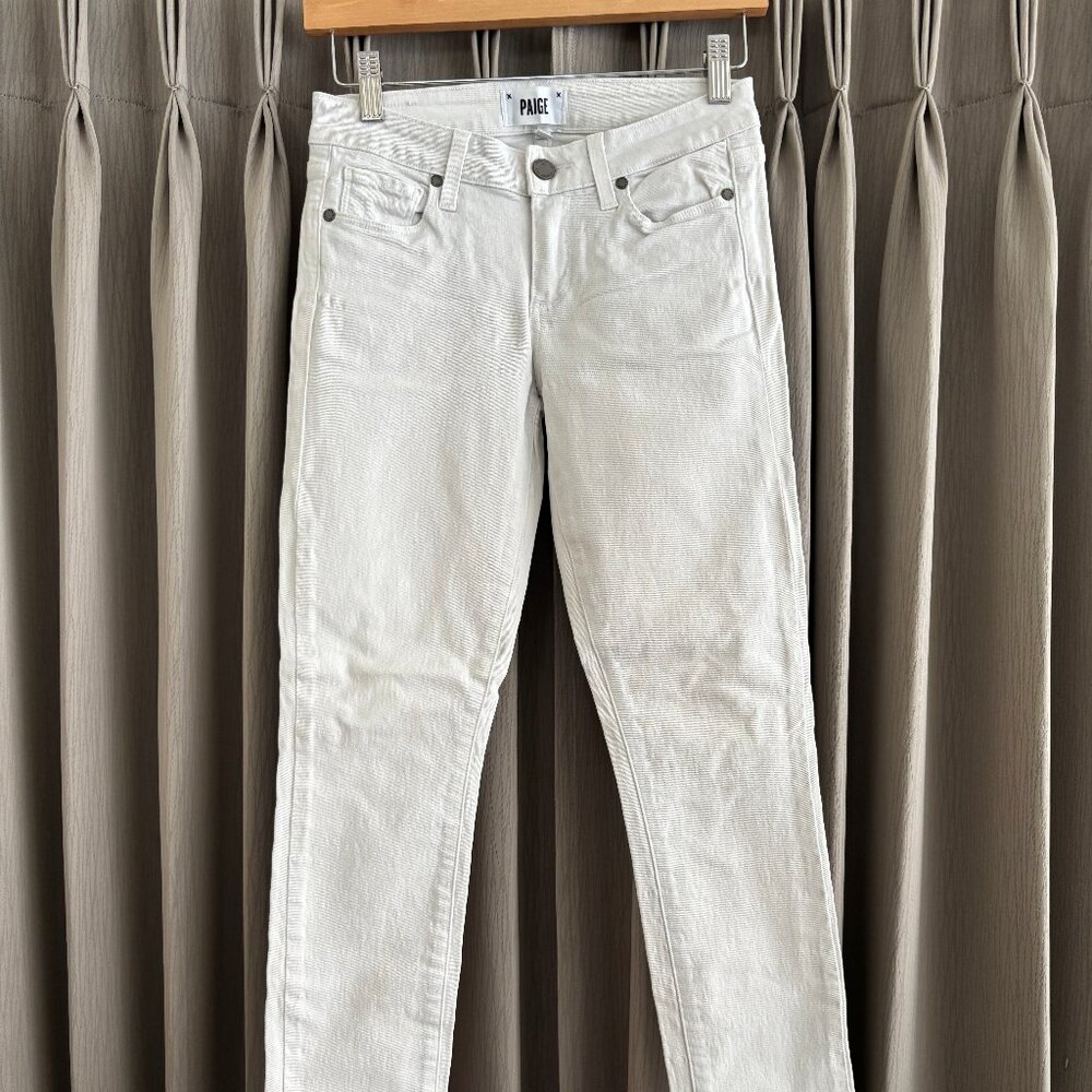 PAIGE White Skinny Stretch Pants – Size 26